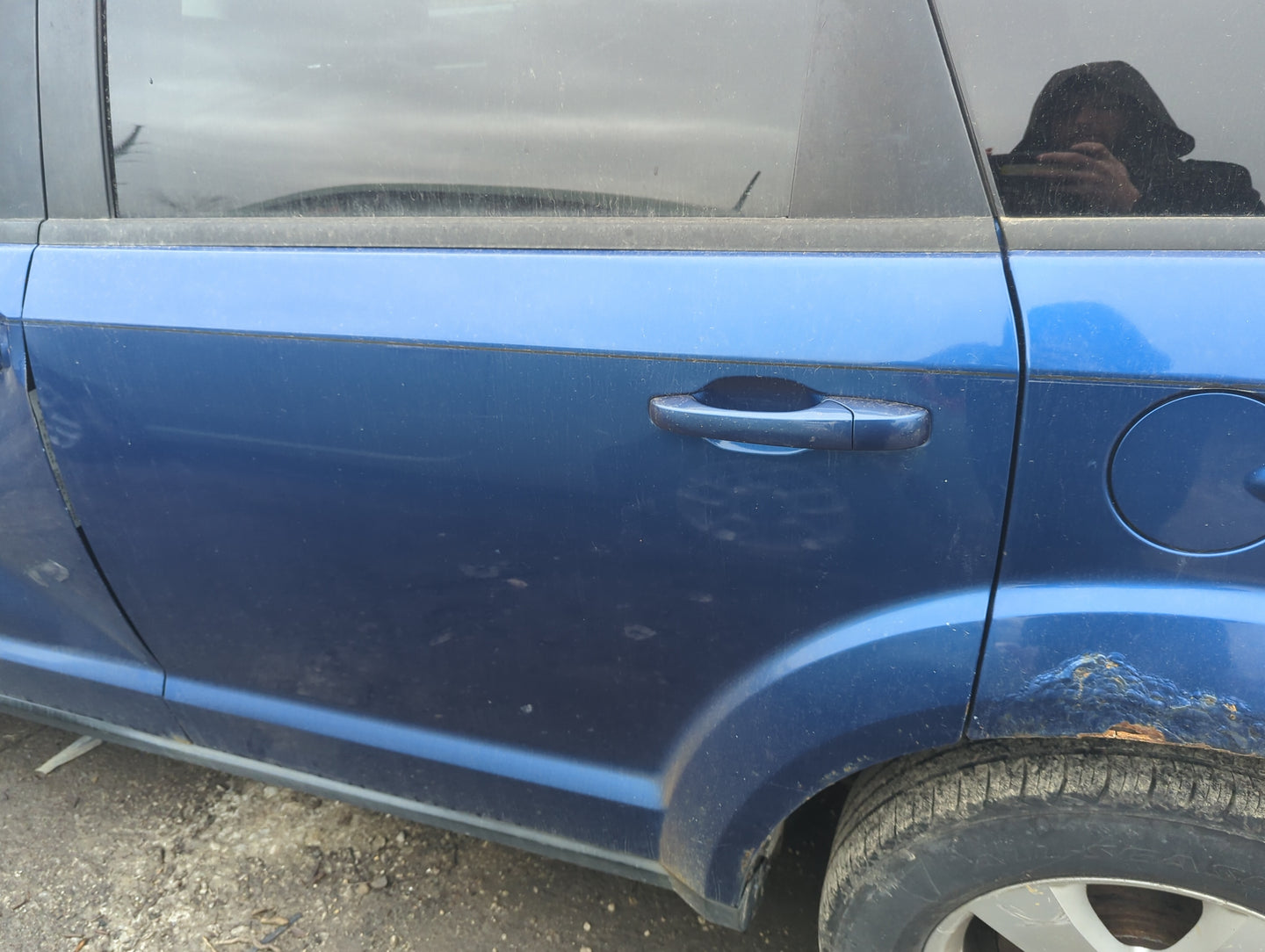 2009 Dodge Journey Driver Rear Door Oem - Oemusedautoparts1.com