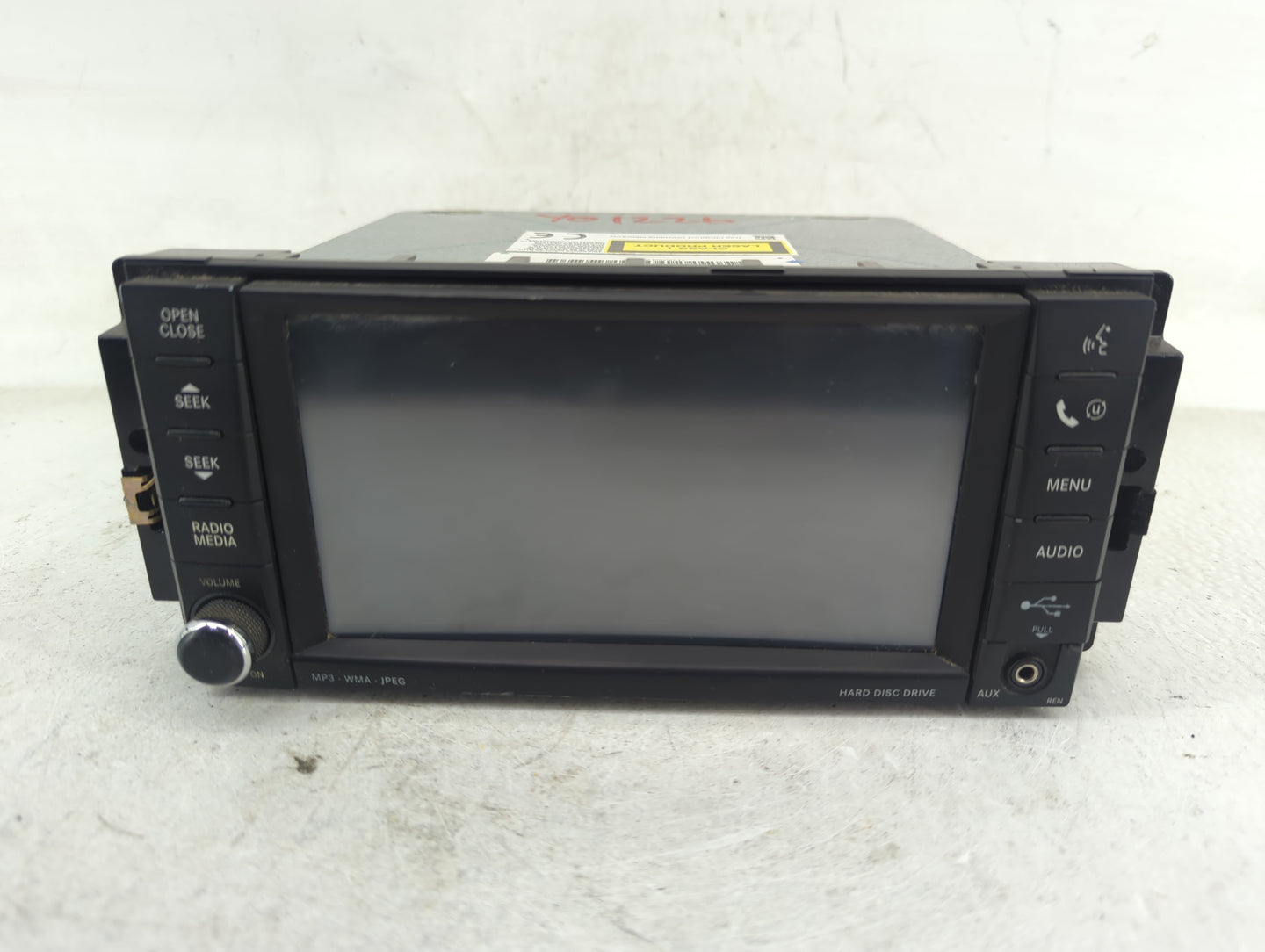 2009-2010 Dodge Journey Radio AM FM Cd Player Receiver Replacement P/N:P05064739AD Fits Fits 2009 2010 OEM Used Auto Parts -