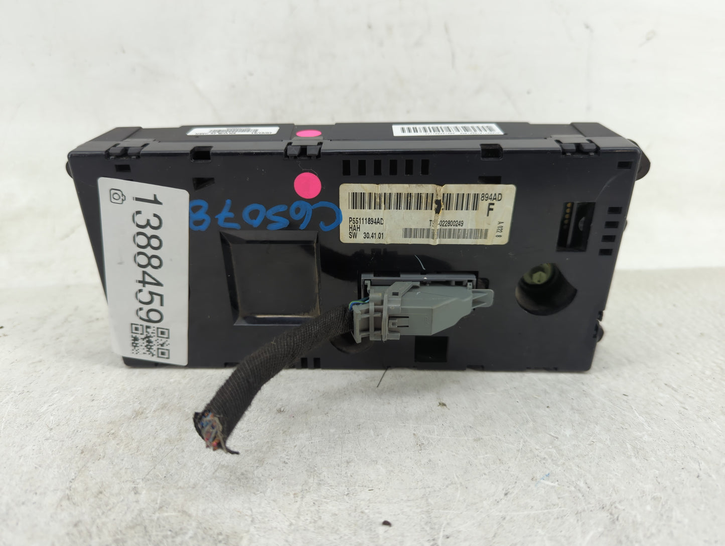 2009 Dodge Journey Climate Control Module Temperature AC/Heater Replacement P/N:55111894AD Fits OEM Used Auto Parts - Oemuse