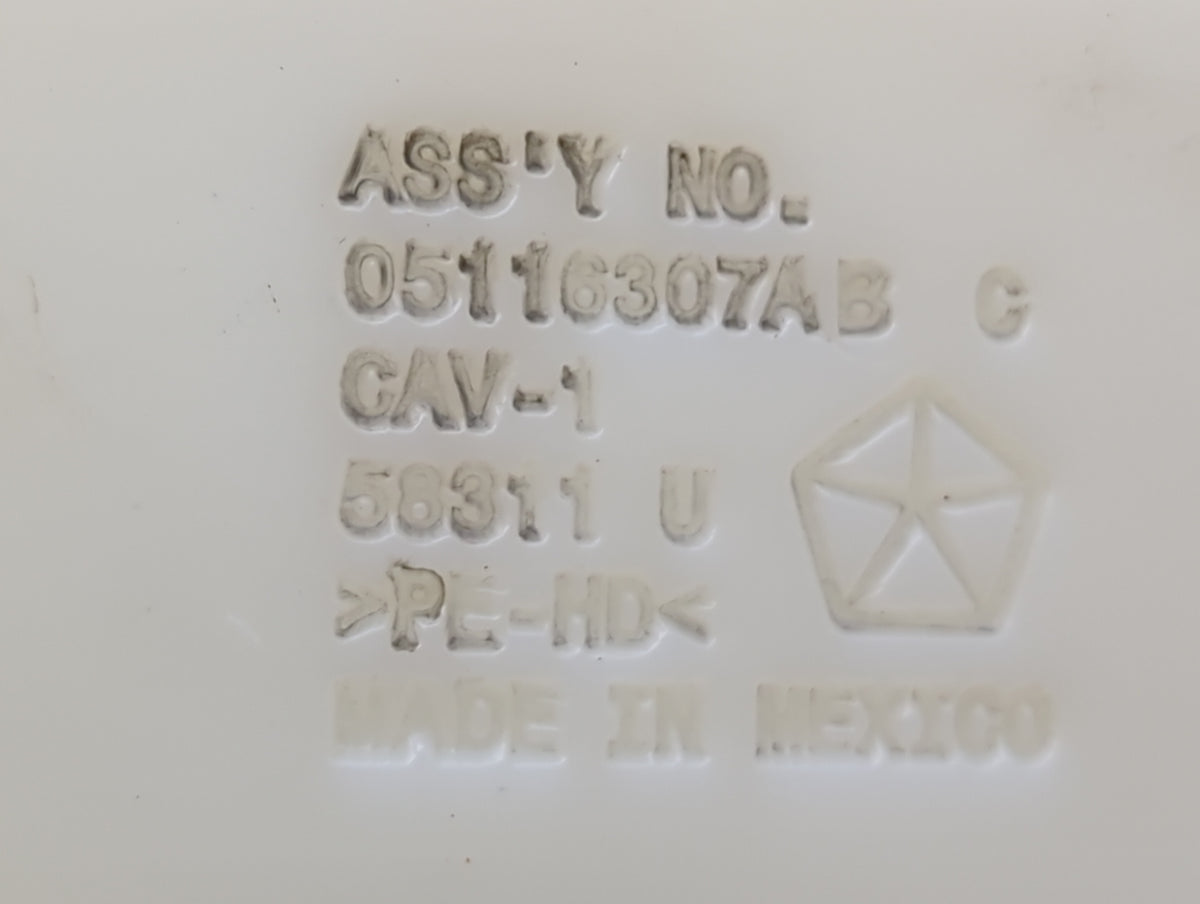2009 Dodge Journey Windshield Washer Fluid Reservoir Bottle 1393710 - Oemusedautoparts1.com