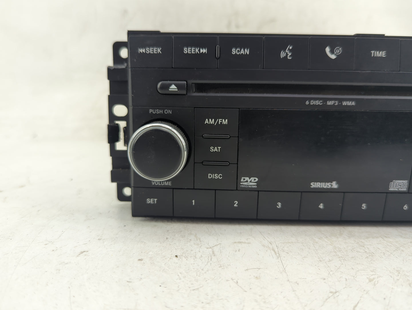 2009-2010 Dodge Journey Radio AM FM Cd Player Receiver Replacement P/N:5064940AD Fits Fits 2008 2009 2010 OEM Used Auto Part