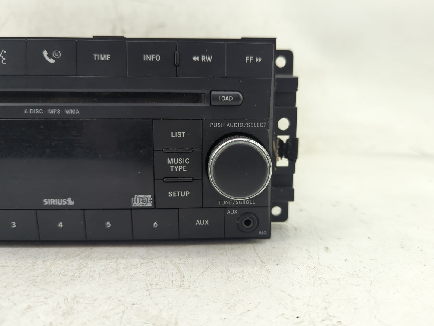 2009-2010 Dodge Journey Radio AM FM Cd Player Receiver Replacement P/N:5064940AD Fits Fits 2008 2009 2010 OEM Used Auto Part