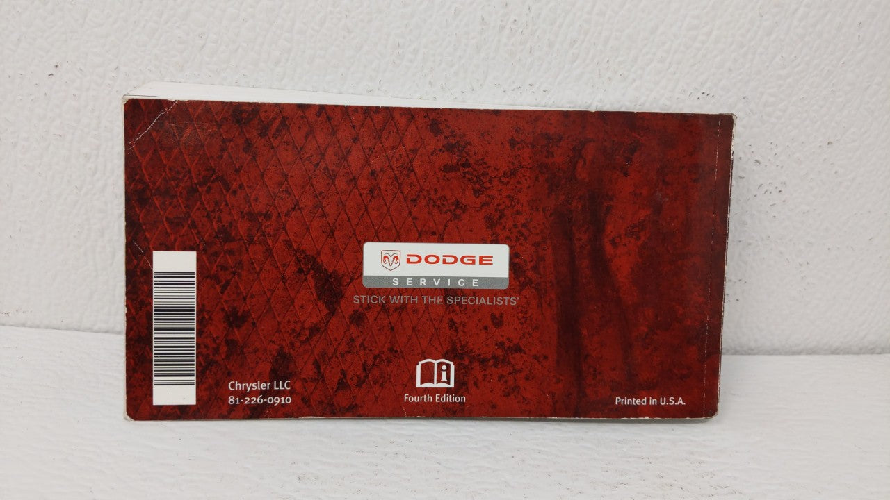 2009 Dodge Journey Owners Manual Book Guide OEM Used Auto Parts - Oemusedautoparts1.com