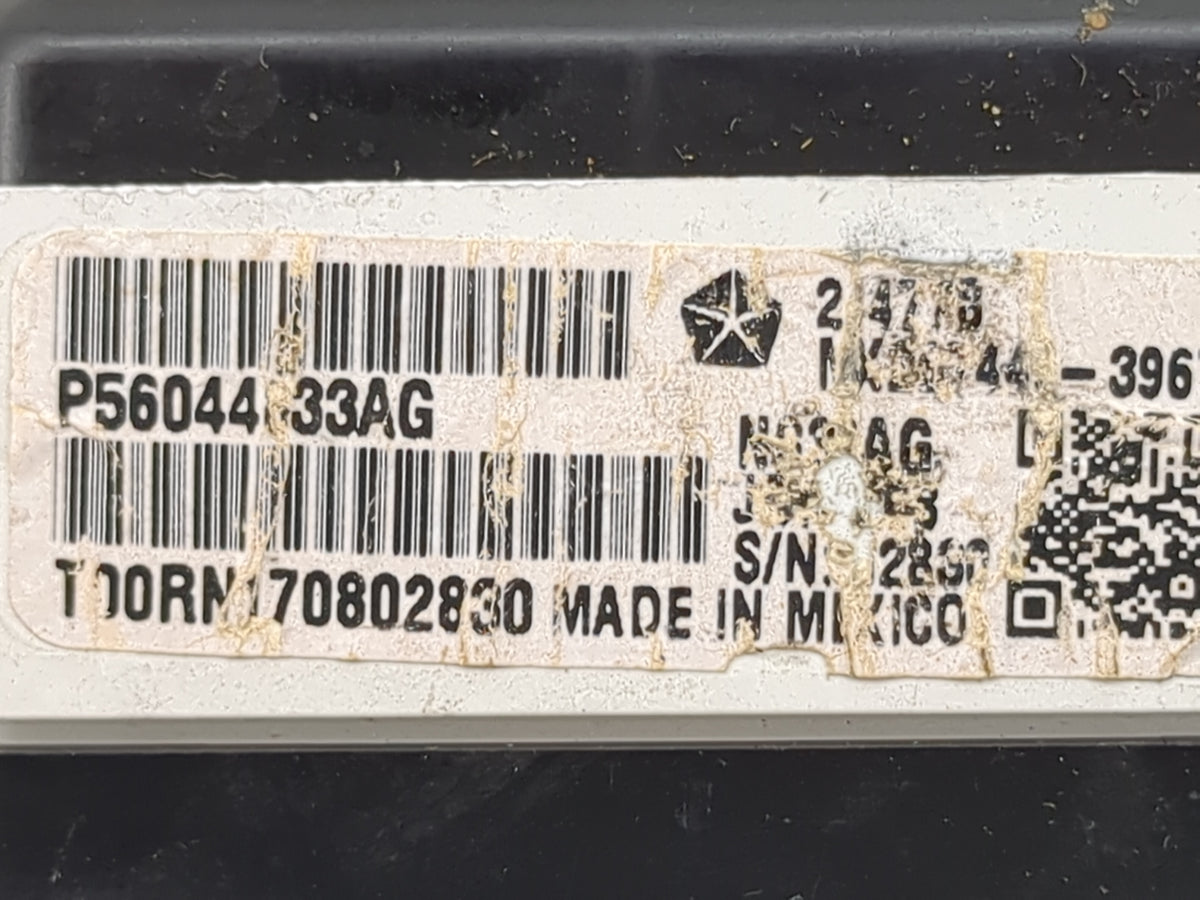 2009 Dodge Journey Instrument Cluster Speedometer Gauges P/N:P56044433AG Miles: Fits OEM Used Auto Parts - Oemusedautoparts1