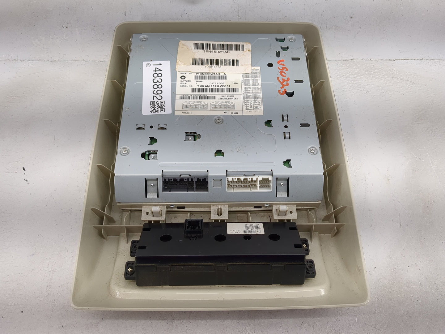 2009 Dodge Journey Information Display Screen Beige - Oemusedautoparts1.com