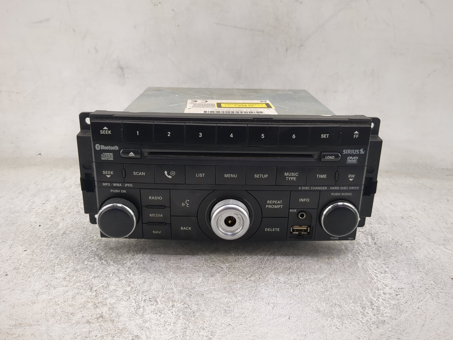 2009 Dodge Journey Radio AM FM Cd Player Receiver Replacement P/N:P05107097AF T00BE171850236 Fits OEM Used Auto Parts - Oemu