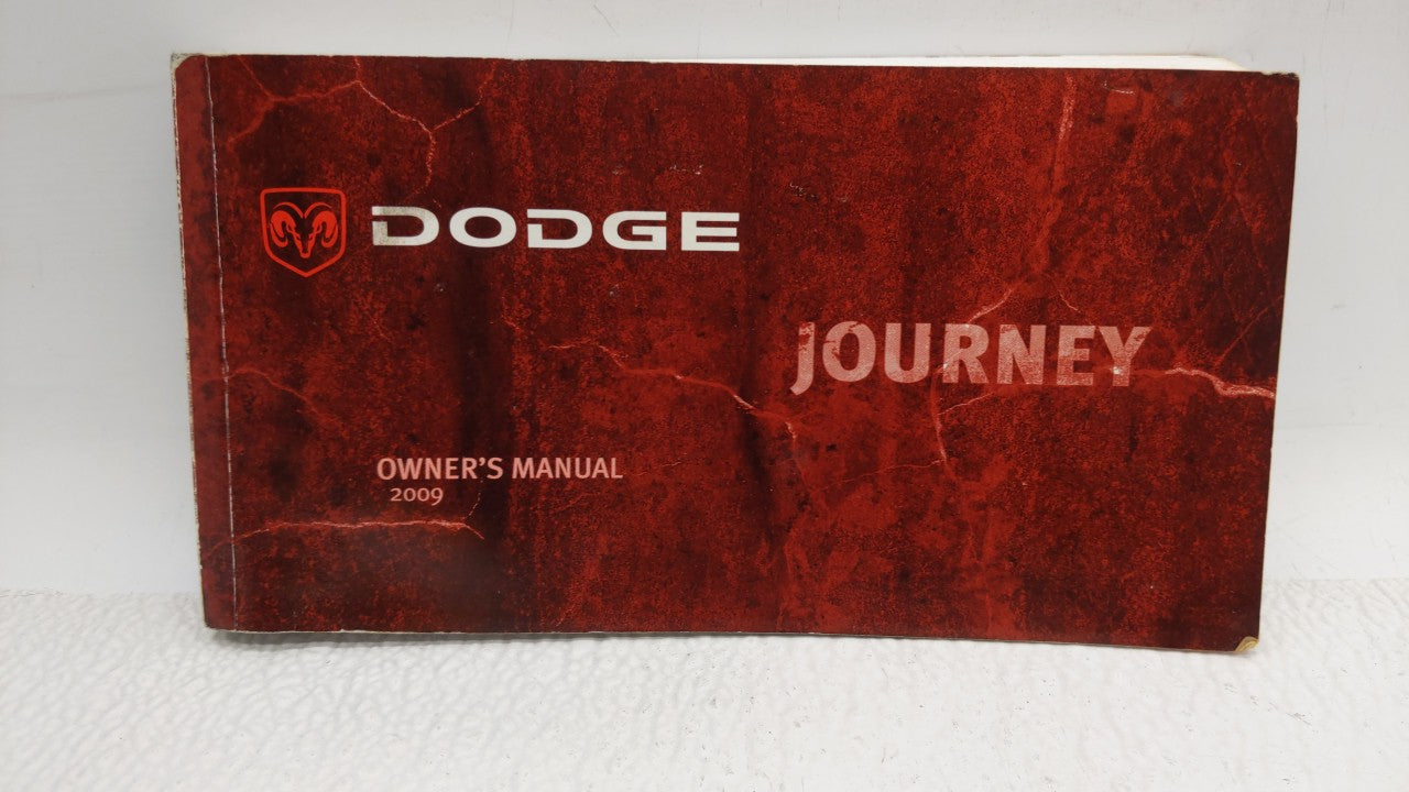 2009 Dodge Journey Owners Manual Book Guide P/N:81-226-0910 OEM Used Auto Parts - Oemusedautoparts1.com