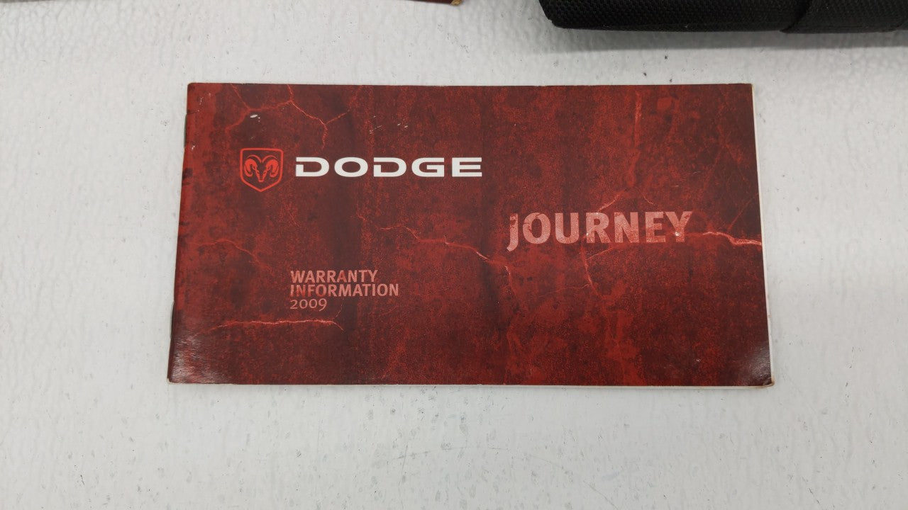 2009 Dodge Journey Owners Manual Book Guide P/N:81-226-0910 OEM Used Auto Parts - Oemusedautoparts1.com