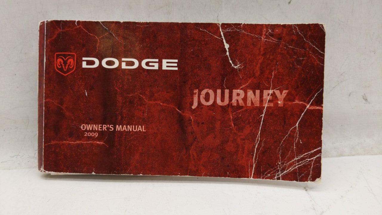 2009 Dodge Journey Owners Manual Book Guide OEM Used Auto Parts - Oemusedautoparts1.com