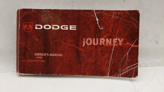 2009 Dodge Journey Owners Manual Book Guide OEM Used Auto Parts - Oemusedautoparts1.com