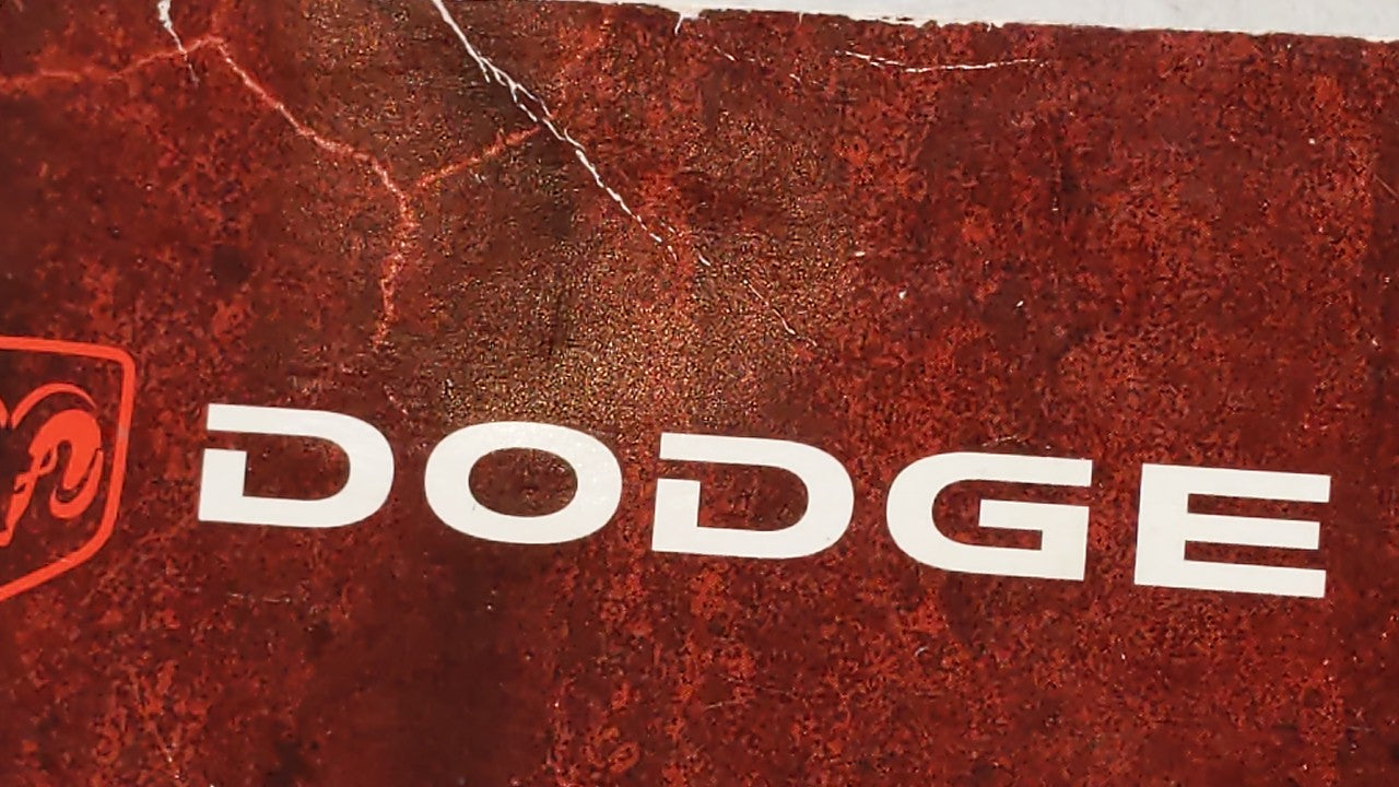 2009 Dodge Journey Owners Manual Book Guide OEM Used Auto Parts - Oemusedautoparts1.com