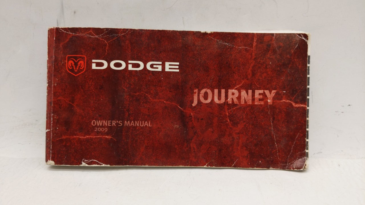 2009 Dodge Journey Owners Manual Book Guide OEM Used Auto Parts - Oemusedautoparts1.com
