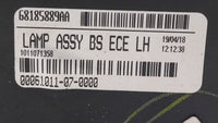 2009 Dodge Journey Tail Light Assembly Driver Left OEM P/N:68185889AA 05116291AD, 05116291AE, 05067785A Fits OEM Used Auto P