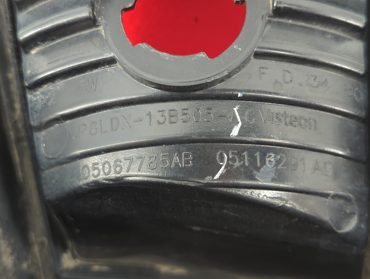 2009 Dodge Journey Tail Light Assembly Driver Left OEM P/N:05067785AB Fits OEM Used Auto Parts - Oemusedautoparts1.com