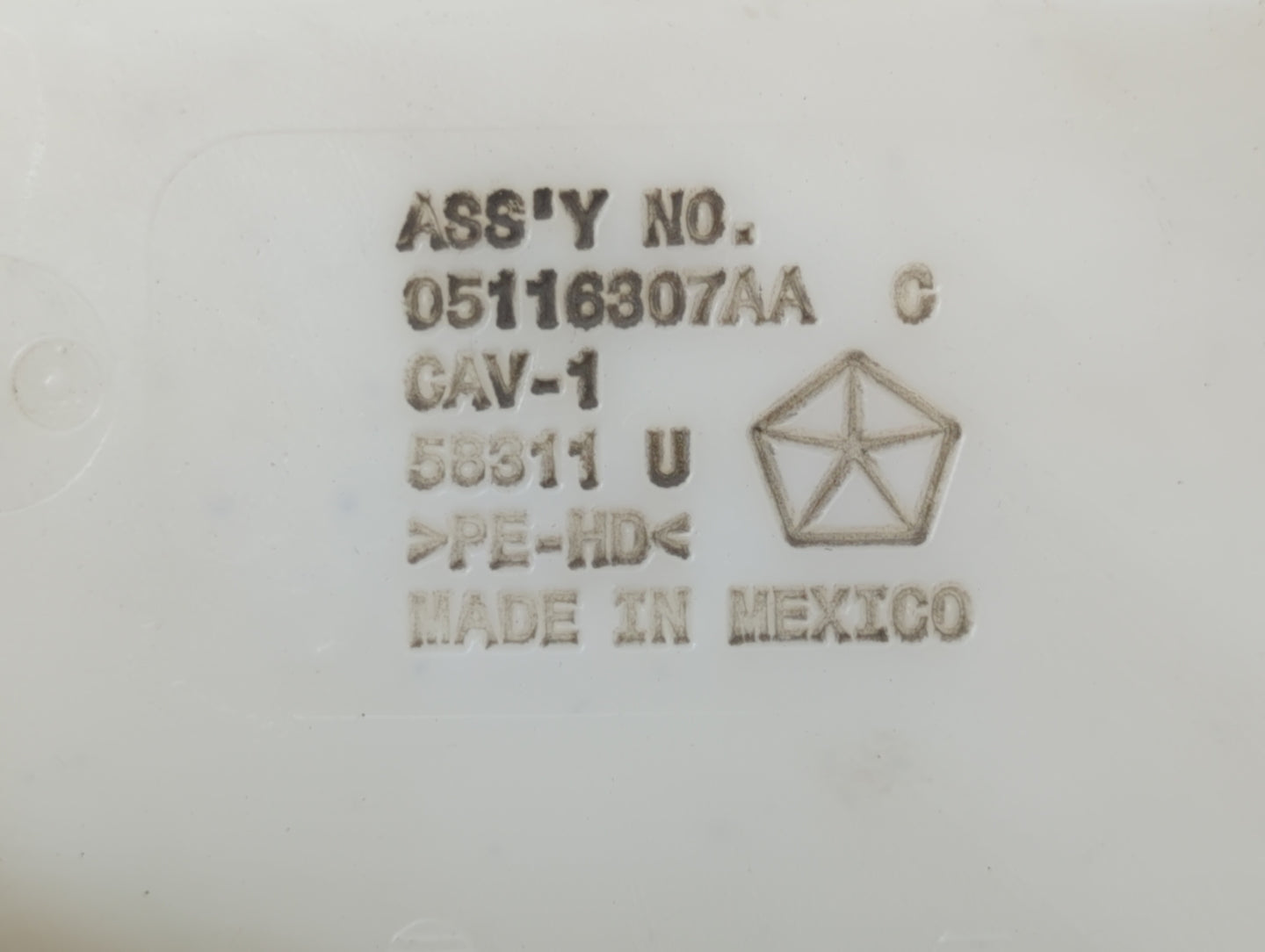 2009-2017 Dodge Journey Windshield Washer Fluid Reservoir Bottle Oem - Oemusedautoparts1.com