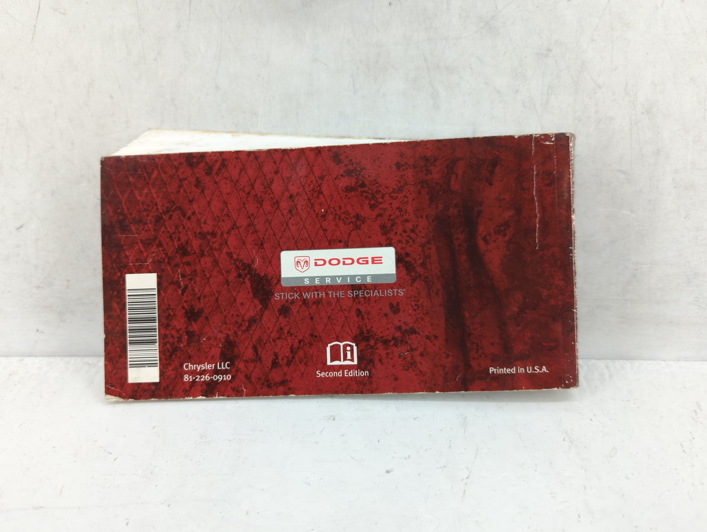 2009 Dodge Journey Owners Manual Book Guide OEM Used Auto Parts - Oemusedautoparts1.com