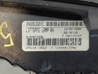 2009 Dodge Journey Tail Light Assembly Passenger Right OEM P/N:68073516AE 68073516AD Fits OEM Used Auto Parts - Oemusedautop