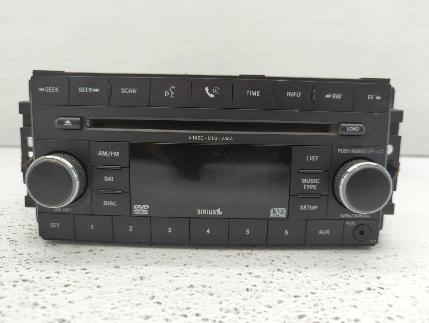 2009-2010 Dodge Journey Radio AM FM Cd Player Receiver Replacement P/N:05064932AD 05064920AG, 05064113AJ Fits Fits 2008 2009