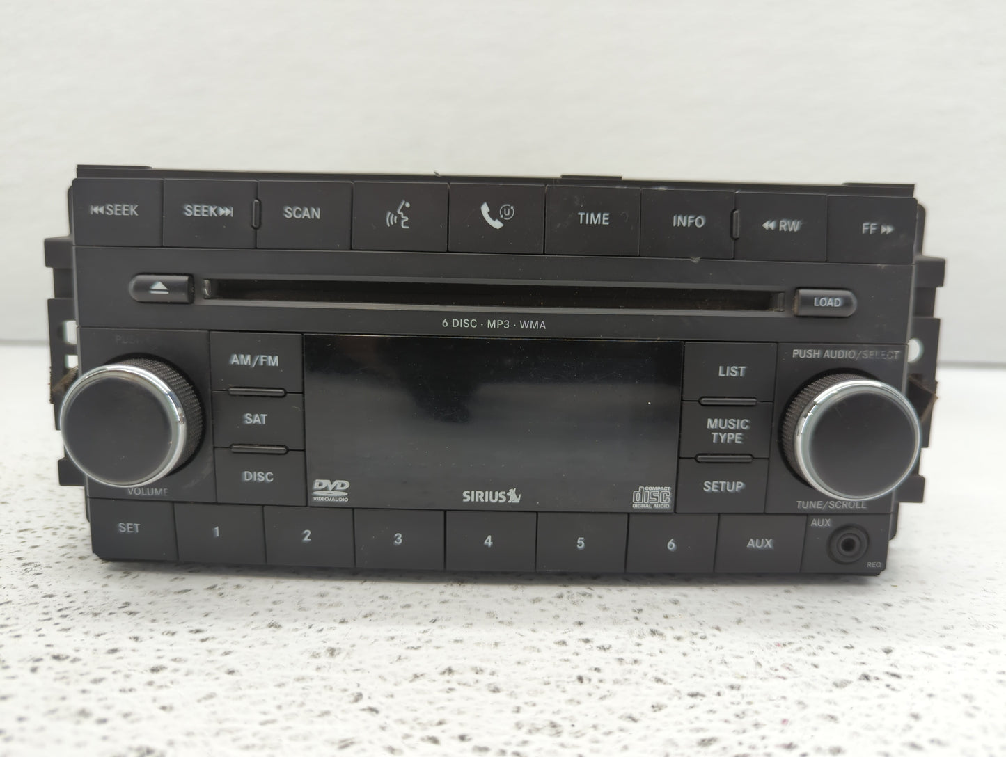 2009-2010 Dodge Journey Radio AM FM Cd Player Receiver Replacement P/N:05064932AD 05064920AG, 05064113AJ Fits Fits 2008 2009