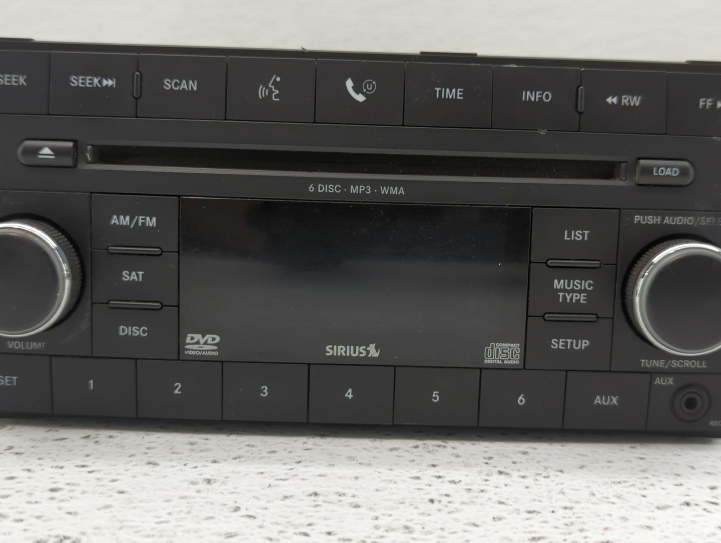 2009-2010 Dodge Journey Radio AM FM Cd Player Receiver Replacement P/N:05064932AD 05064920AG, 05064113AJ Fits Fits 2008 2009