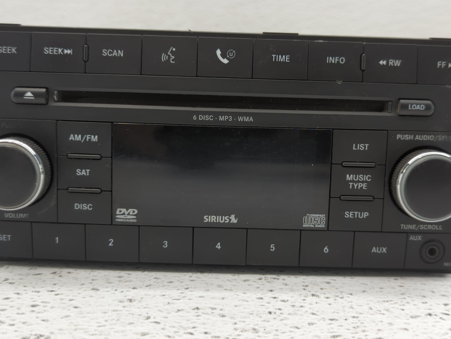 2009-2010 Dodge Journey Radio AM FM Cd Player Receiver Replacement P/N:05064932AD 05064920AG, 05064113AJ Fits Fits 2008 2009