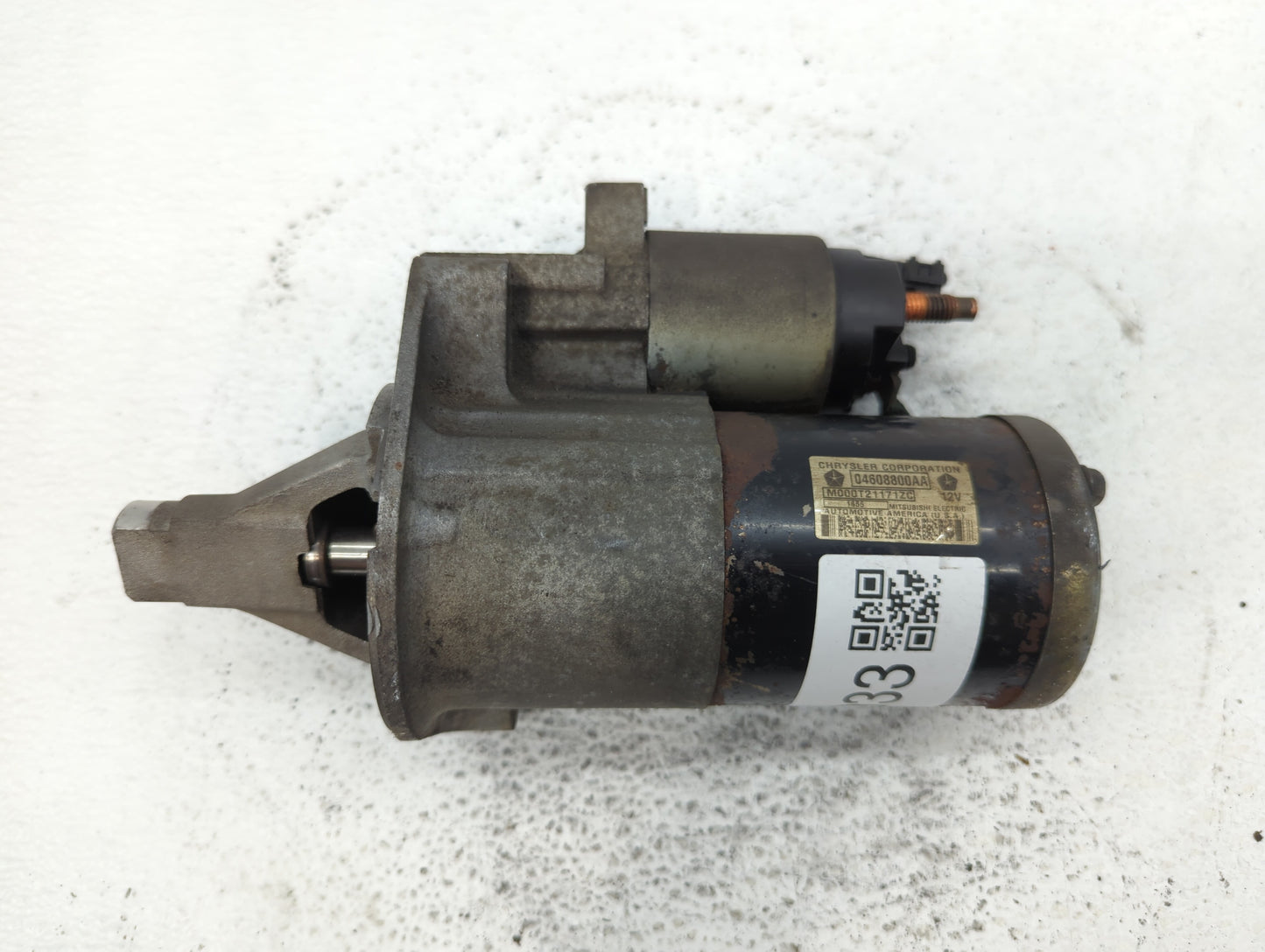 2009-2010 Dodge Journey Car Starter Motor Solenoid OEM P/N:04608800AA Fits Fits 2007 2008 2009 2010 OEM Used Auto Parts - Oe