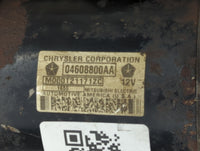 2009-2010 Dodge Journey Car Starter Motor Solenoid OEM P/N:04608800AA Fits Fits 2007 2008 2009 2010 OEM Used Auto Parts - Oe