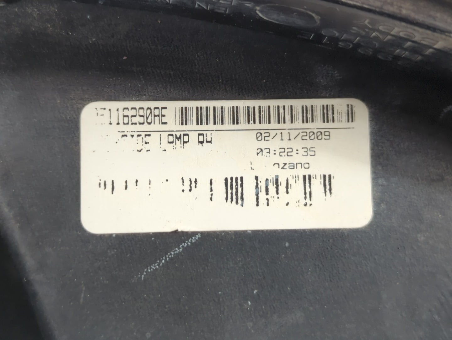 2009 Dodge Journey Tail Light Assembly Passenger Right OEM Fits OEM Used Auto Parts - Oemusedautoparts1.com