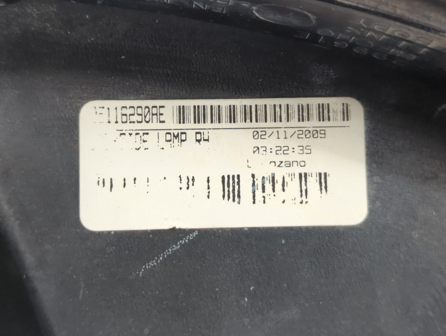 2009 Dodge Journey Tail Light Assembly Passenger Right OEM Fits OEM Used Auto Parts - Oemusedautoparts1.com