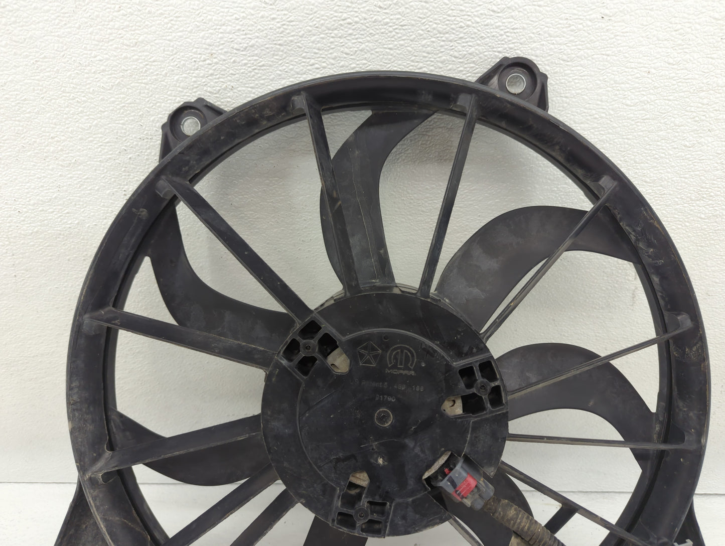 2009-2020 Dodge Journey Left Radiator Fan Motor Assembly Black - Oemusedautoparts1.com