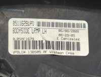 2009 Dodge Journey Tail Light Assembly Driver Left OEM P/N:05116291AE 05067785AB Fits OEM Used Auto Parts - Oemusedautoparts