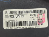 2009 Dodge Journey Tail Light Assembly Passenger Right OEM P/N:05116290AD Fits OEM Used Auto Parts - Oemusedautoparts1.com