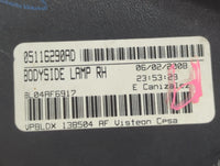 2009 Dodge Journey Tail Light Assembly Passenger Right OEM P/N:05116290AD Fits OEM Used Auto Parts - Oemusedautoparts1.com