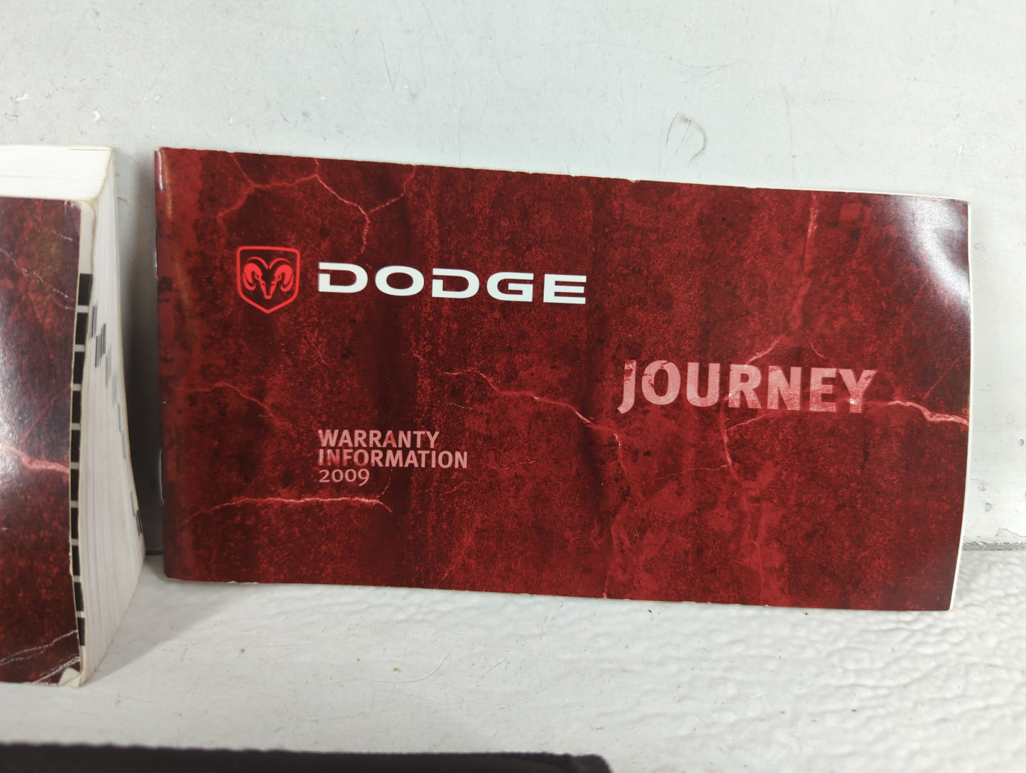 2009 Dodge Journey Owners Manual Book Guide P/N:81-226-0910 OEM Used Auto Parts - Oemusedautoparts1.com