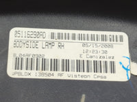 2009 Dodge Journey Tail Light Assembly Passenger Right OEM P/N:05116290AD Fits OEM Used Auto Parts - Oemusedautoparts1.com