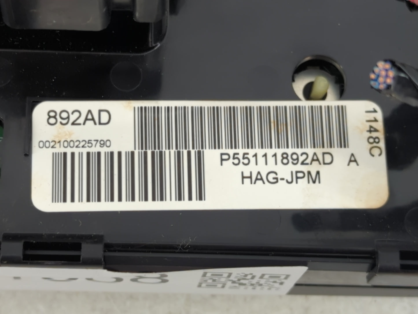 2009 Dodge Journey Climate Control Module Temperature AC/Heater Replacement P/N:P55111892AD A Fits OEM Used Auto Parts - Oem