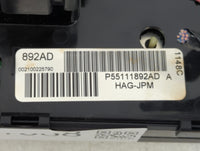 2009 Dodge Journey Climate Control Module Temperature AC/Heater Replacement P/N:P55111892AD A Fits OEM Used Auto Parts - Oem