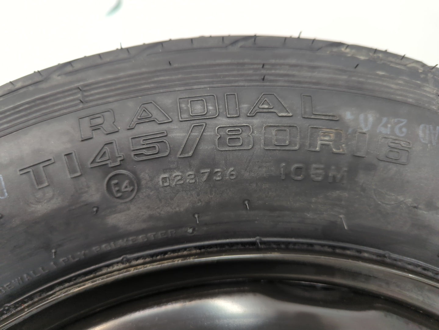 2009-2014 Dodge Journey Spare Donut Tire Wheel Rim Oem - Oemusedautoparts1.com