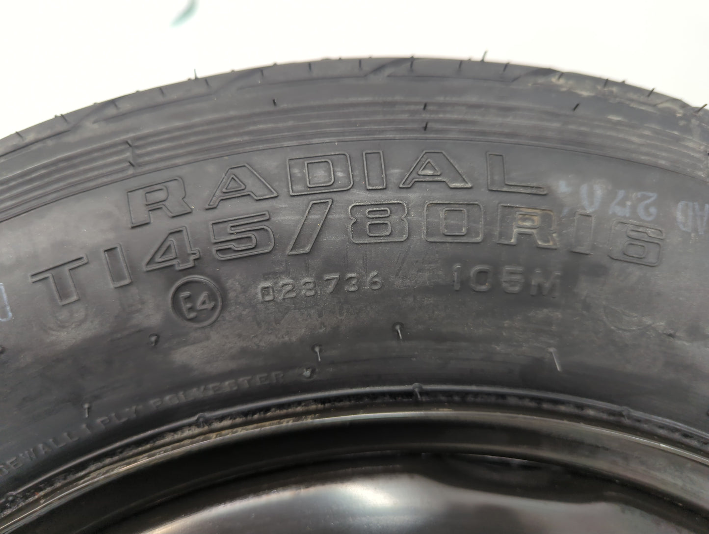 2009-2014 Dodge Journey Spare Donut Tire Wheel Rim Oem - Oemusedautoparts1.com