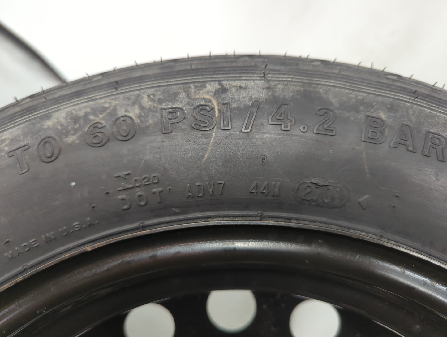 2009-2014 Dodge Journey Spare Donut Tire Wheel Rim Oem - Oemusedautoparts1.com