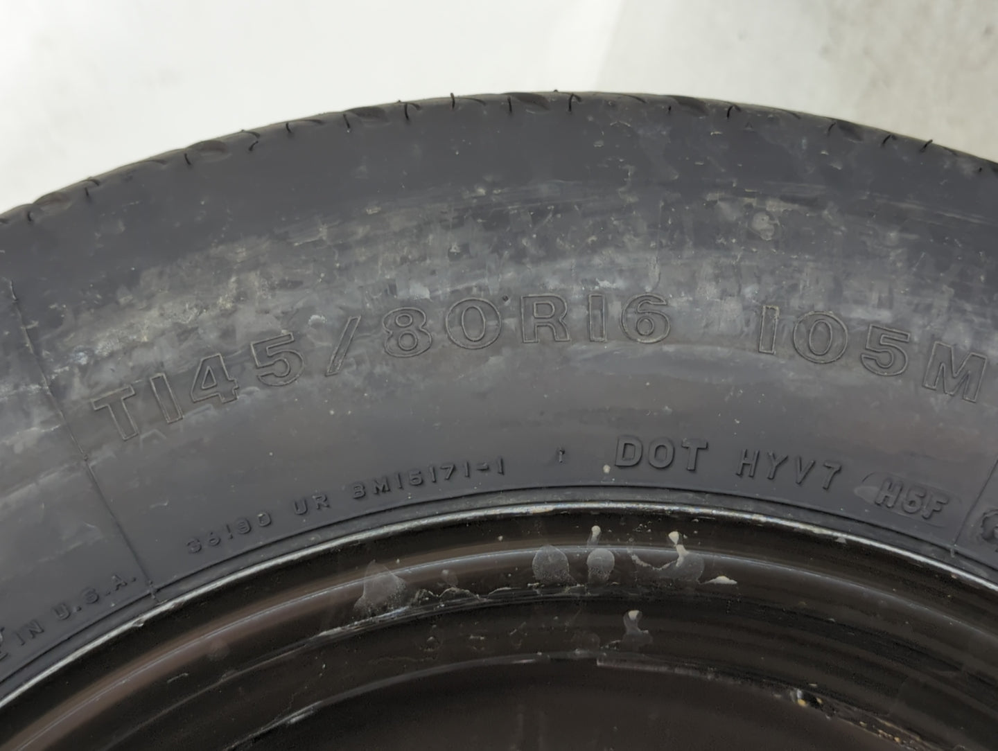 2009-2014 Dodge Journey Spare Donut Tire Wheel Rim Oem - Oemusedautoparts1.com