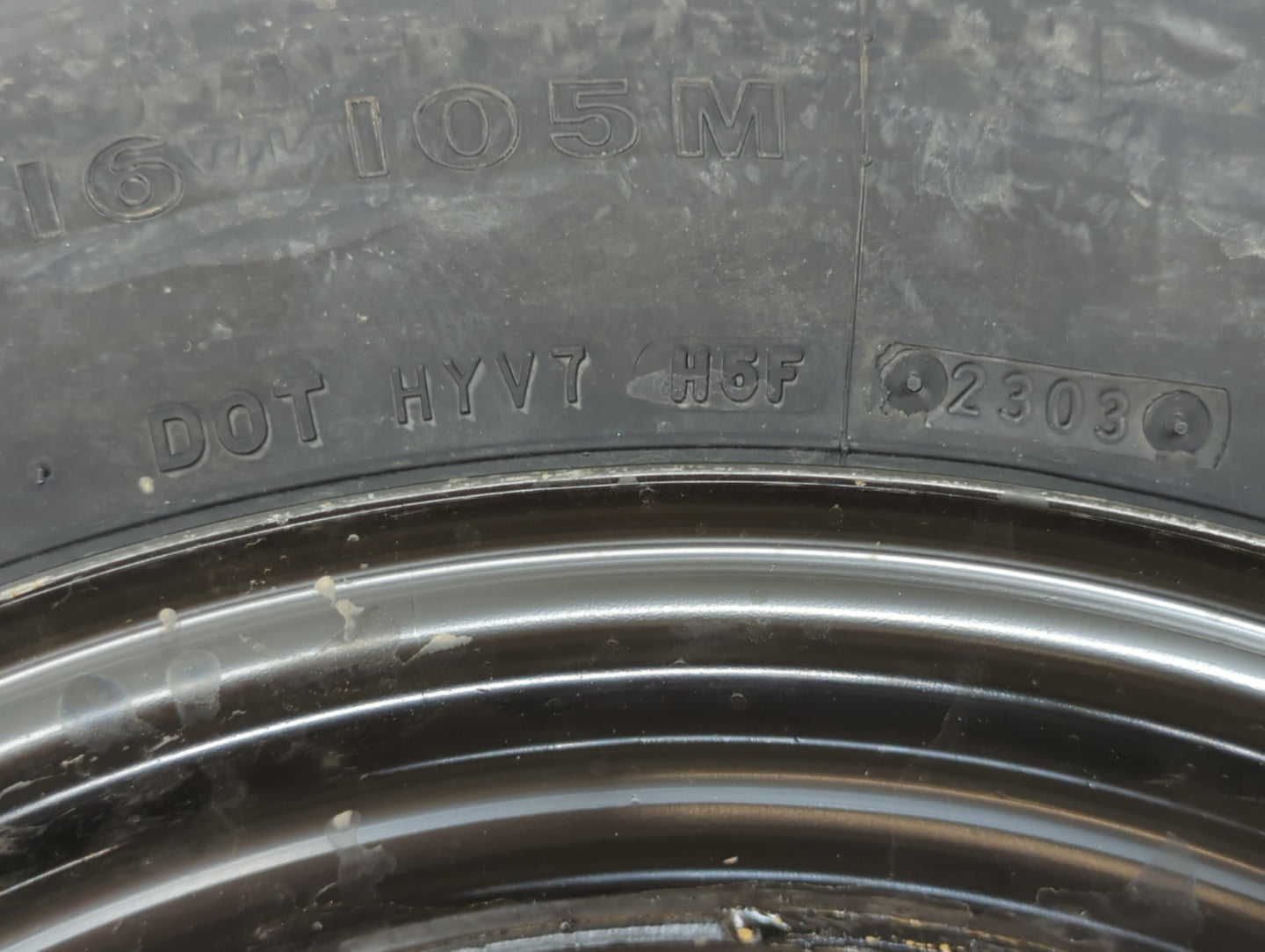 2009-2014 Dodge Journey Spare Donut Tire Wheel Rim Oem - Oemusedautoparts1.com