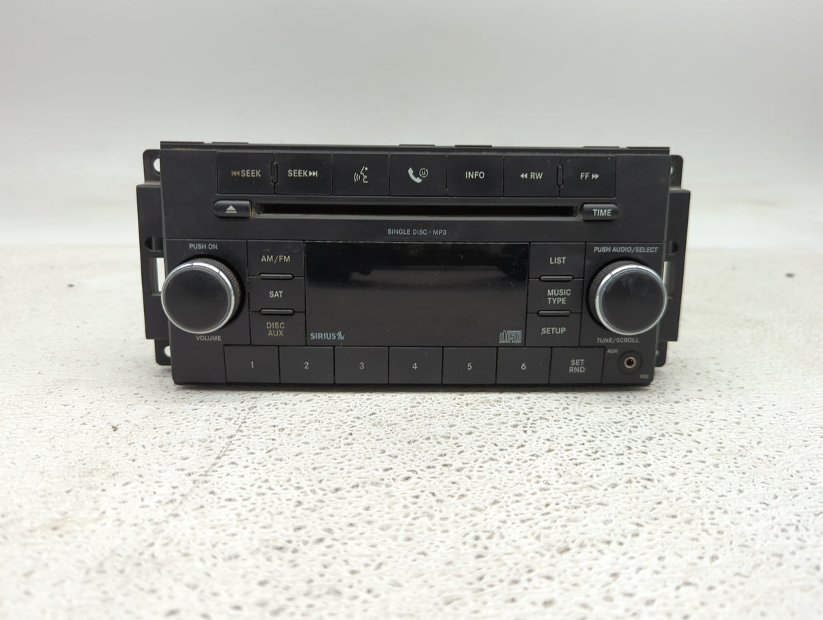 2008-2011 Dodge Nitro Radio AM FM Cd Player Receiver Replacement P/N:P68021163AD Fits 2008 2009 2010 2011 OEM Used Auto Part