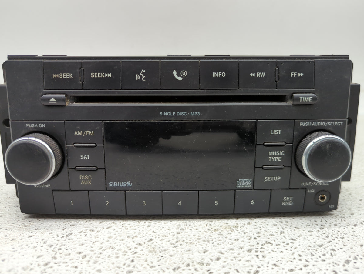 2008-2011 Dodge Nitro Radio AM FM Cd Player Receiver Replacement P/N:P68021163AD Fits 2008 2009 2010 2011 OEM Used Auto Part