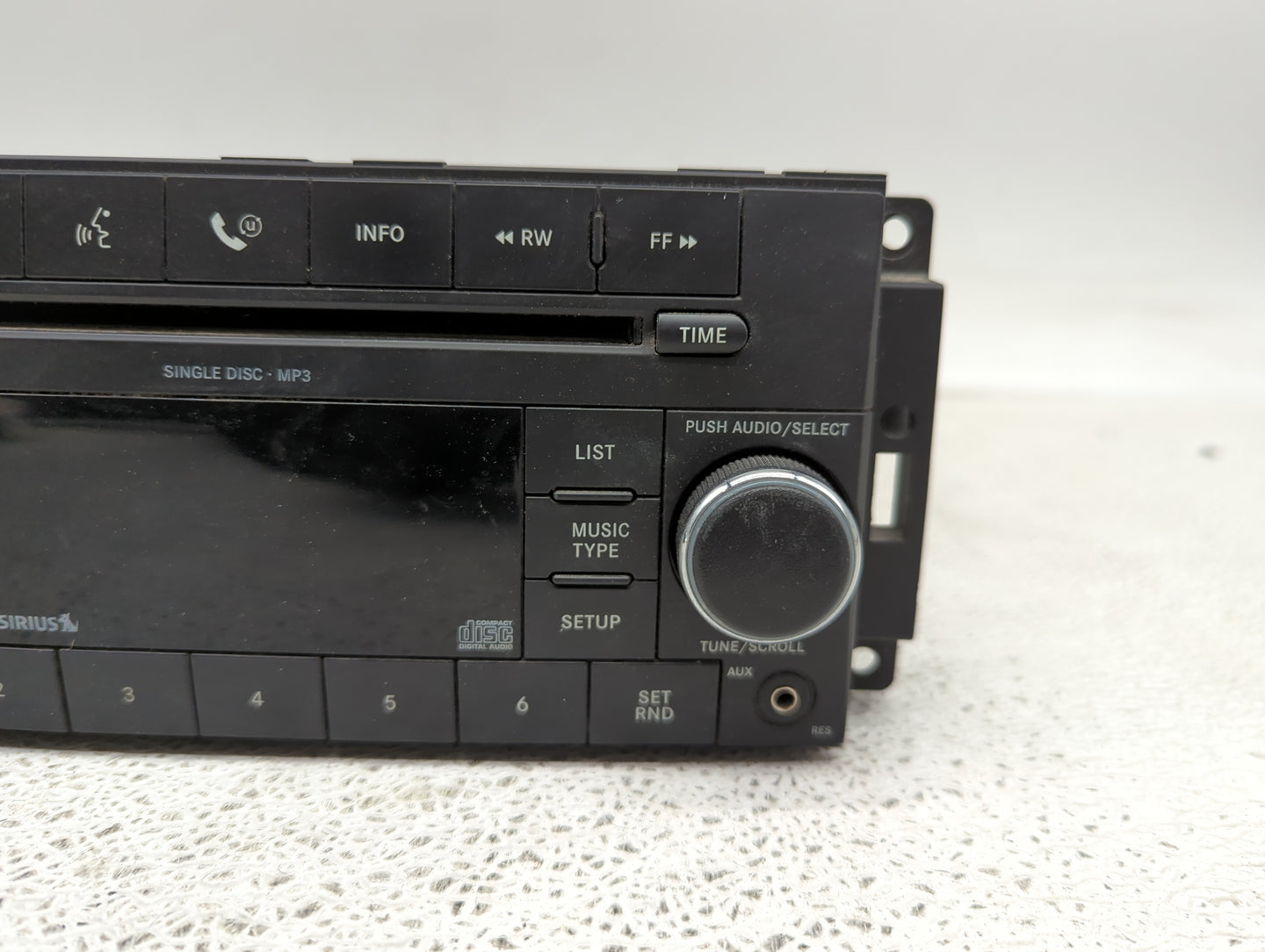 2009 Dodge Nitro Radio AM FM Cd Player Receiver Replacement P/N:P68021163AD Fits OEM Used Auto Parts - Oemusedautoparts1.com
