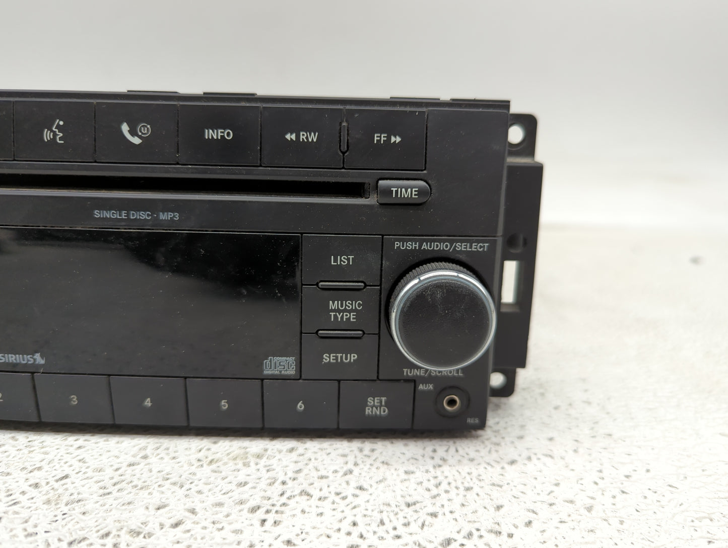2009 Dodge Nitro Radio AM FM Cd Player Receiver Replacement P/N:P68021163AD Fits OEM Used Auto Parts - Oemusedautoparts1.com