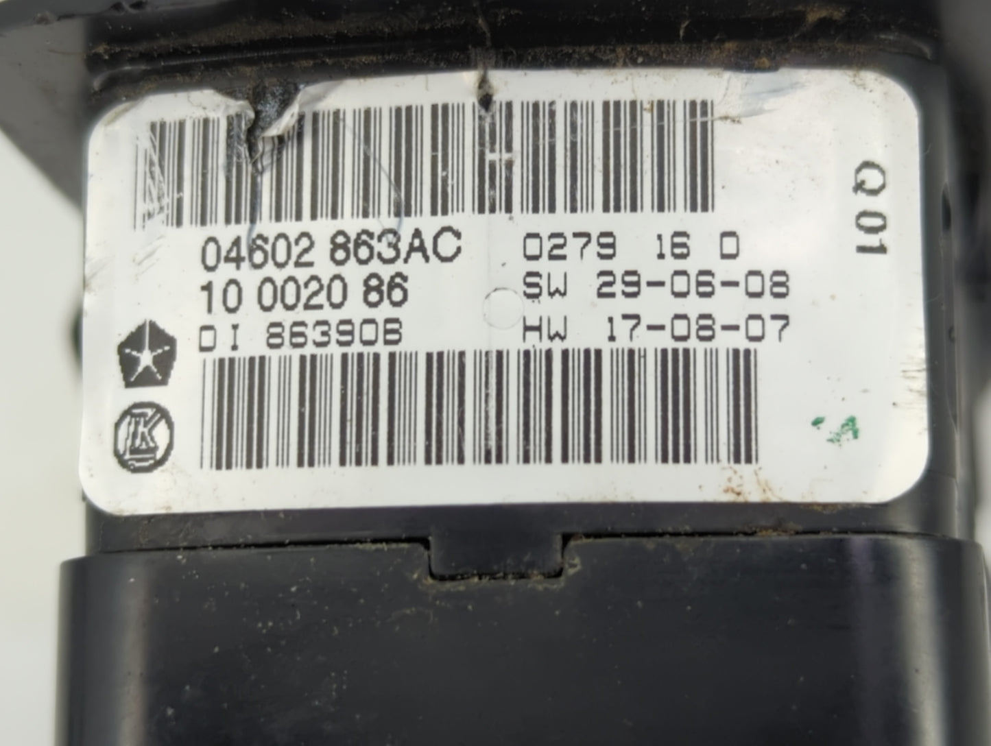 2009 Dodge Ram 1500 Master Power Window Switch Replacement Driver Side Left Fits OEM Used Auto Parts - Oemusedautoparts1.com
