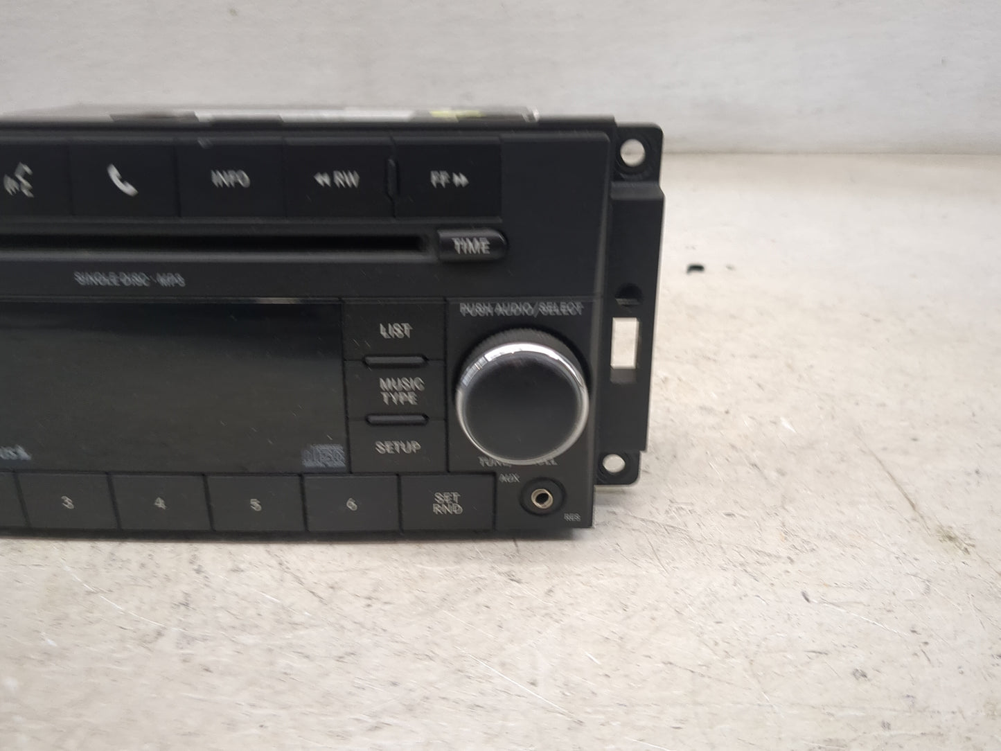 2009-2010 Dodge Ram 1500 Radio AM FM Cd Player Receiver Replacement P/N:P05091228AC QH3VA1 Fits Fits 2008 2009 2010 2011 OEM