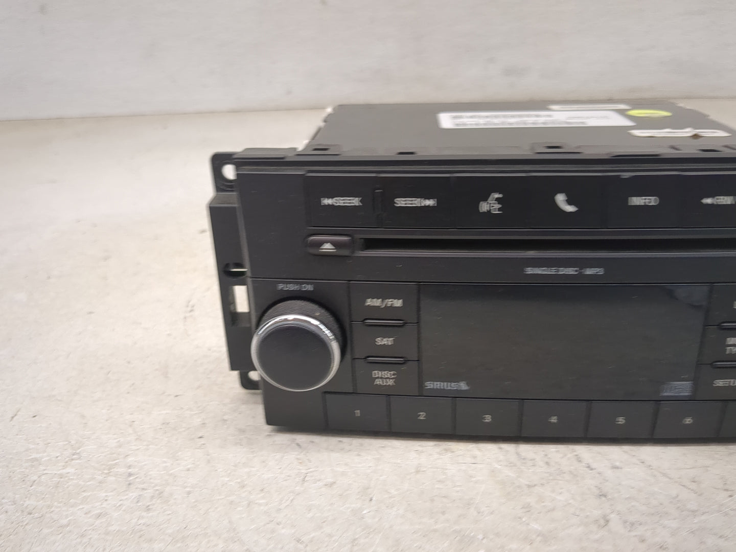 2009-2010 Dodge Ram 1500 Radio AM FM Cd Player Receiver Replacement P/N:P05091228AC QH3VA1 Fits Fits 2008 2009 2010 2011 OEM