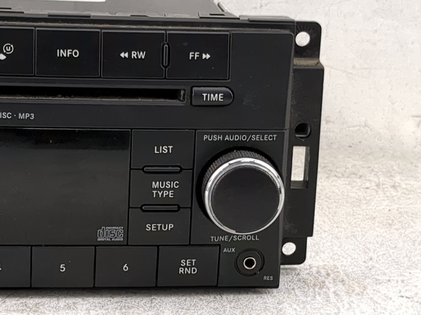 2009-2010 Dodge Ram 1500 Radio AM FM Cd Player Receiver Replacement P/N:P68021163AE Fits Fits 2008 2009 2010 2011 OEM Used A